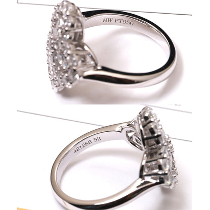 [AW]LOOP RING FULL MOTIF DIAMOND 16MM SILVE