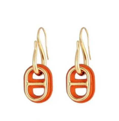 [AW]HM O'MAILLON GOLD EARRINGS