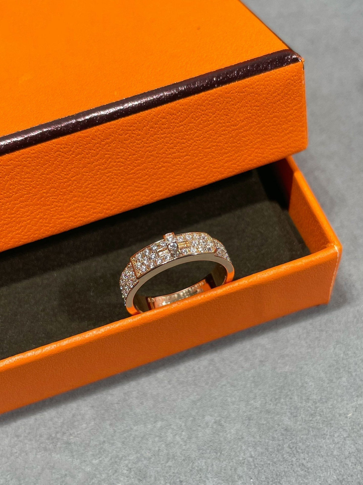 [AW]KELLY ROSE GOLD DIAMOND RING