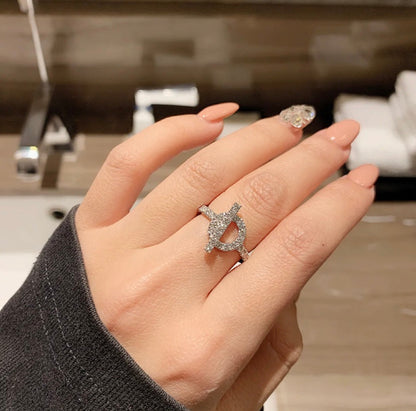 [AW]ECHAPPEE RING SILVER DIAMOND
