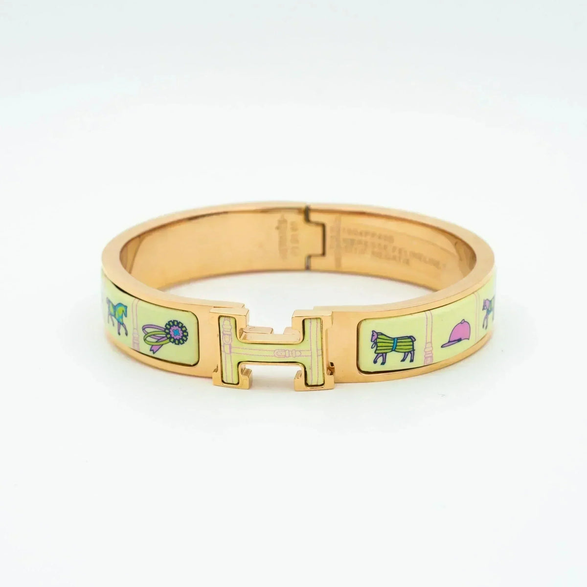 [AW]H ROSE GOLD BRACELET CREAM CERAMIC