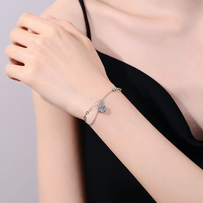 [AW]CLASSIC SOLITAIRE MOISSANITE BRACELET