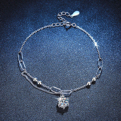 [AW]CLASSIC SOLITAIRE MOISSANITE BRACELET