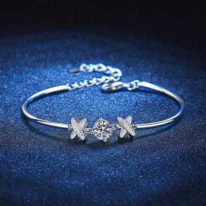 [AW]ELEGANT BOW-KNOT MOISSANITE BRACELET