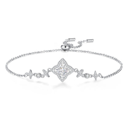 [AW]MARQUISE-CLOVER MOISSANITE BRACELET