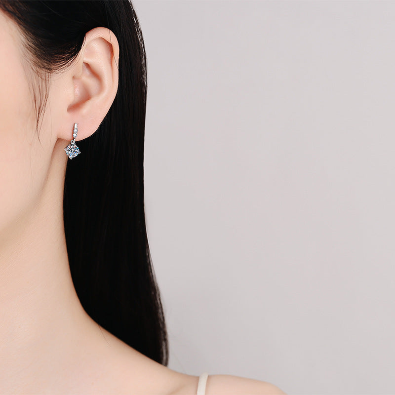 [AW]DYNAMIC TASSEL MOISSANITE DROP EARRINGS