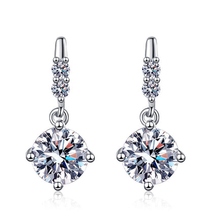 [AW]DYNAMIC TASSEL MOISSANITE DROP EARRINGS