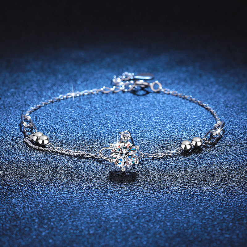 [AW]CLASSIC SOLITAIRE MOISSANITE BRACELET