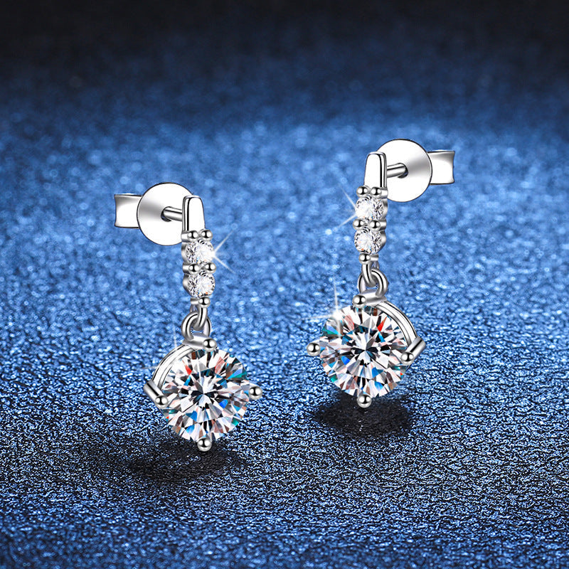 [AW]DYNAMIC TASSEL MOISSANITE DROP EARRINGS