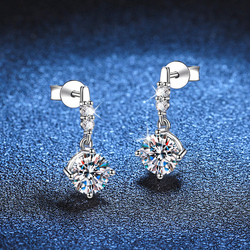 [AW]DYNAMIC TASSEL MOISSANITE DROP EARRINGS