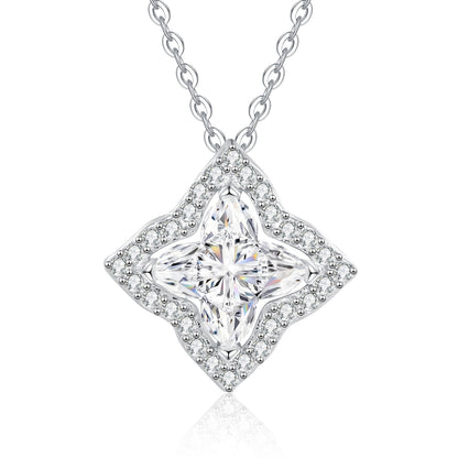 [AW]STAR-CLOVER MOISSANITE NECKLACE