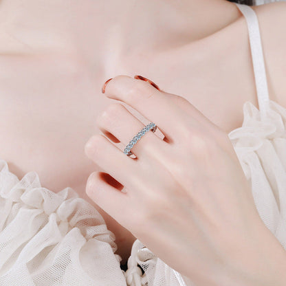 [AW]LUXURIOUS 2.2 CARAT FULL ETERNITY MOISSANITE RING