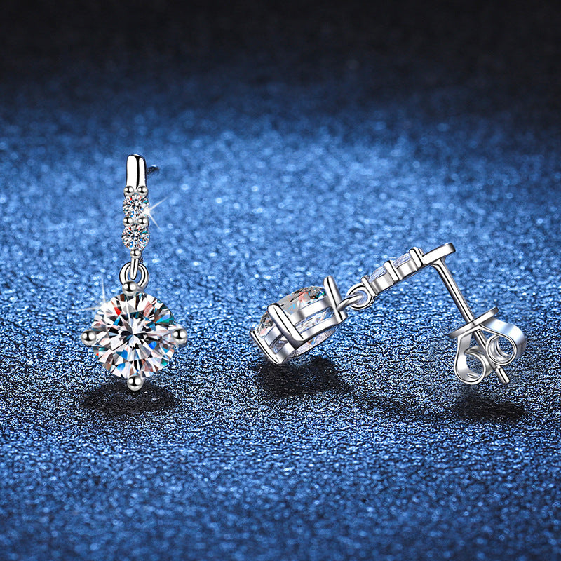 [AW]DYNAMIC TASSEL MOISSANITE DROP EARRINGS