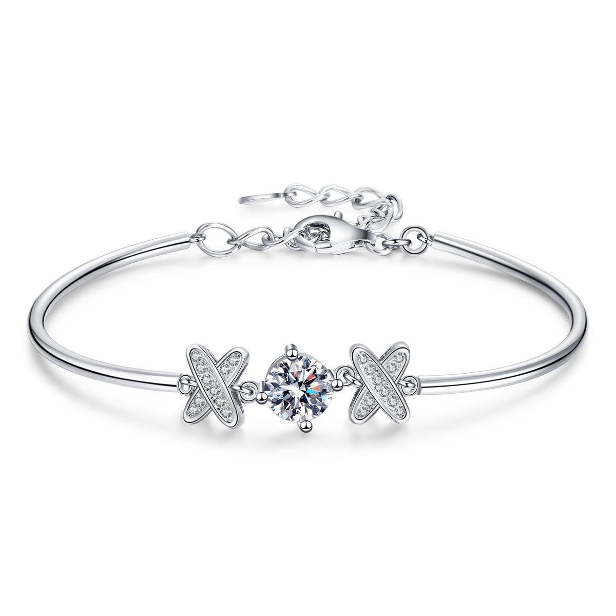 [AW]ELEGANT BOW-KNOT MOISSANITE BRACELET