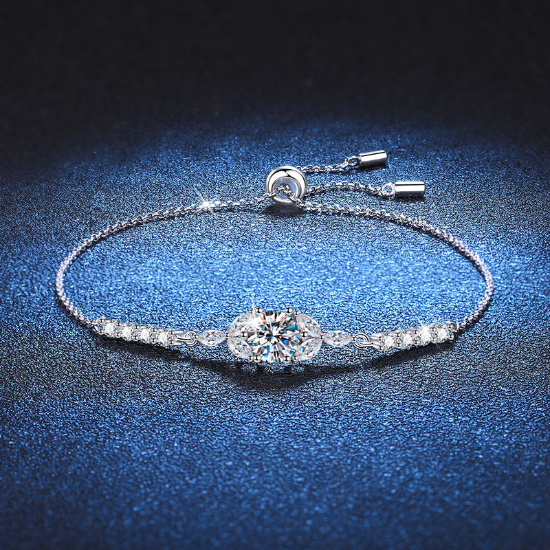 [AW]BLOOMING STAR-FLOWER MOISSANITE BRACELET
