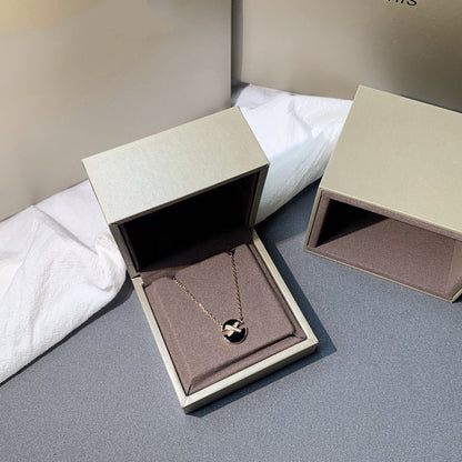[AW]JEUX DE ROSE GOLD DIAMOND NECKLACE