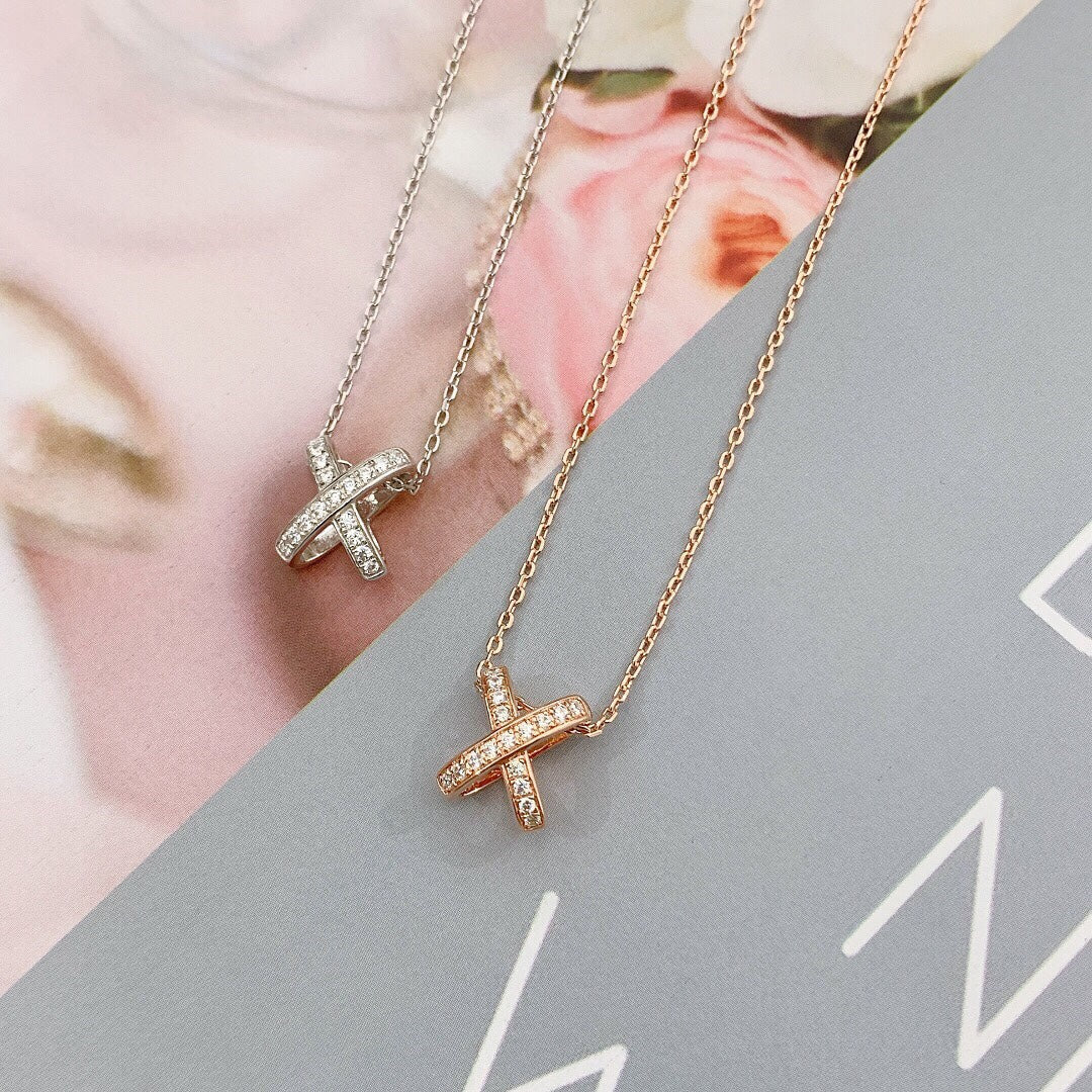 [AW]JEUX DE DIAMOND NECKLACE
