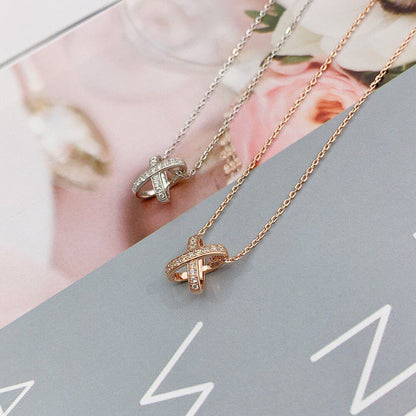[AW]JEUX DE DIAMOND NECKLACE
