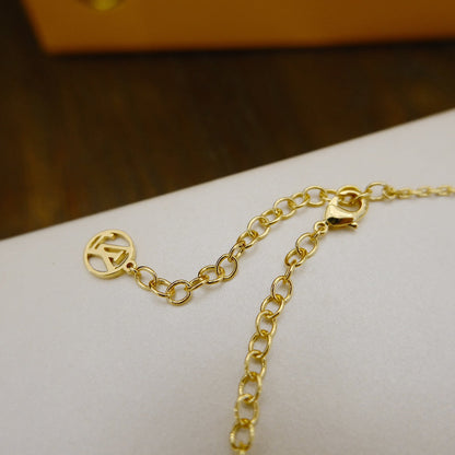 [AW]BLOOMING SUPPLE NECKLACE BRASS