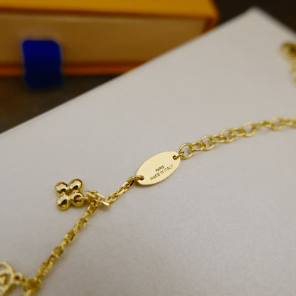 [AW]BLOOMING SUPPLE NECKLACE BRASS