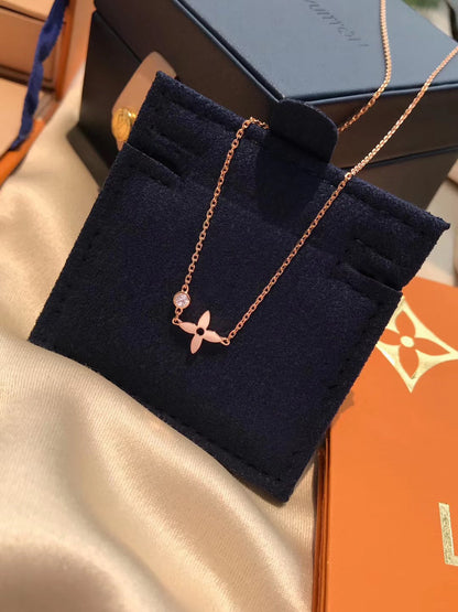 [AW]BLOSSOM PENDANT ROSE GOLD AND DIAMOND