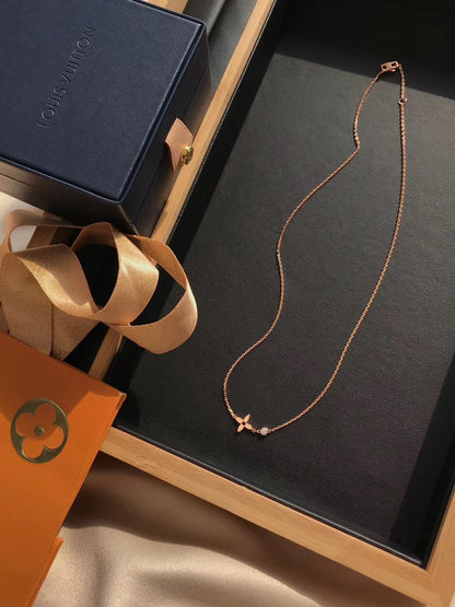 [AW]BLOSSOM PENDANT ROSE GOLD AND DIAMOND