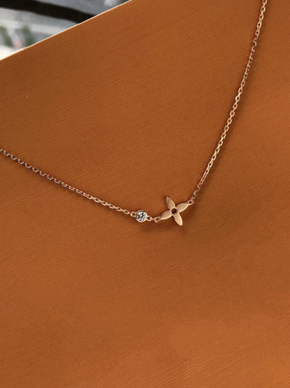 [AW]BLOSSOM PENDANT ROSE GOLD AND DIAMOND