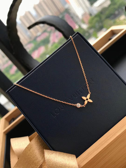 [AW]BLOSSOM PENDANT ROSE GOLD AND DIAMOND