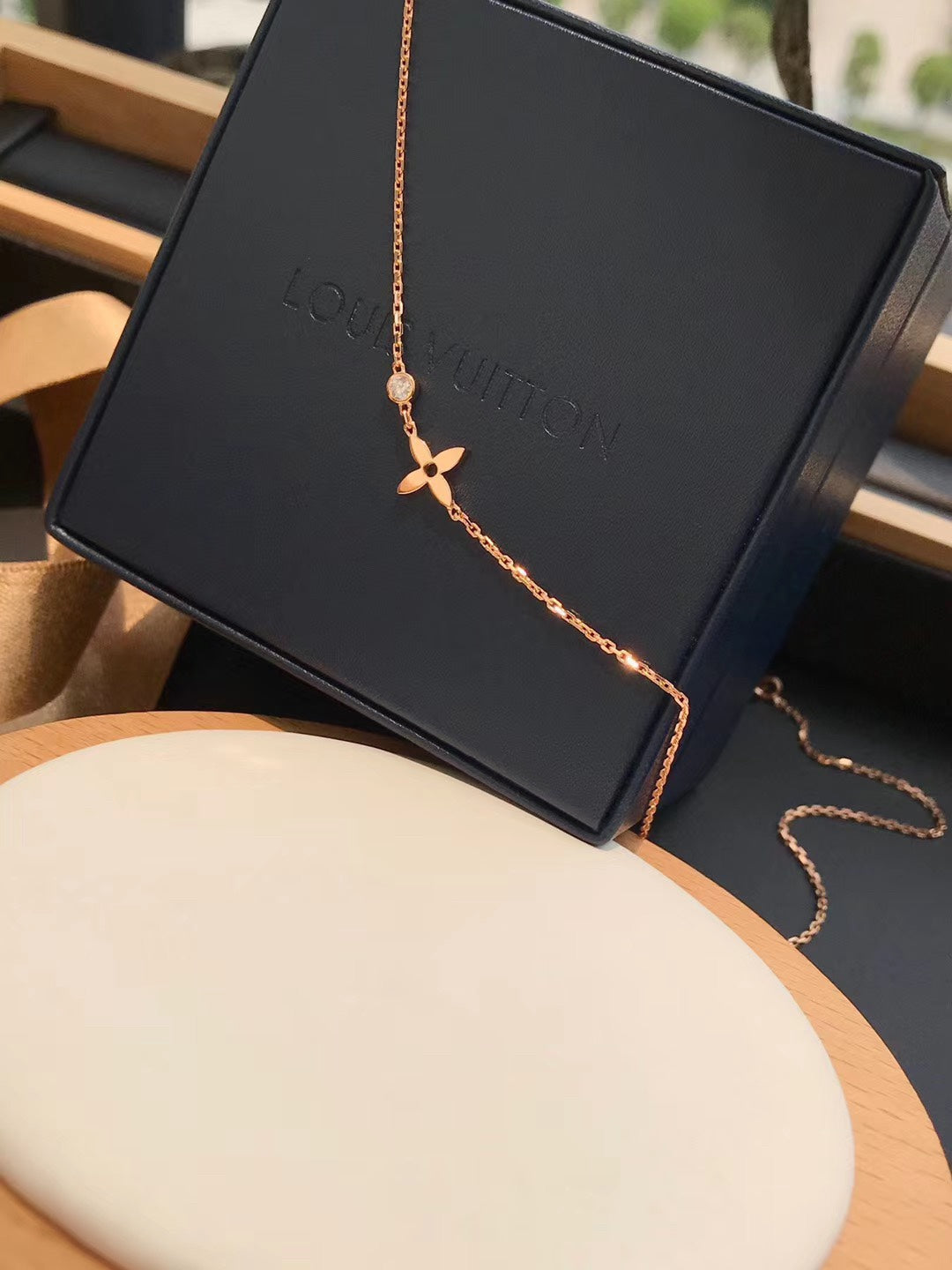 [AW]BLOSSOM PENDANT ROSE GOLD AND DIAMOND