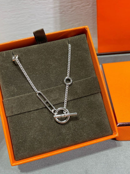 [AW]HM STERLING CHAINE D'ANCRE HEART