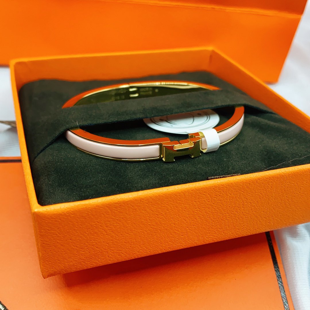 [AW]CLASSIC HM CLIC  PINK 8MM ENAMEL BRACELET