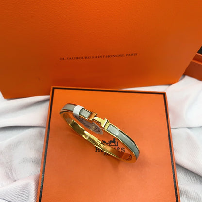 [AW]CLASSIC HM CLIC GREEN 8MM ENAMEL BRACELET