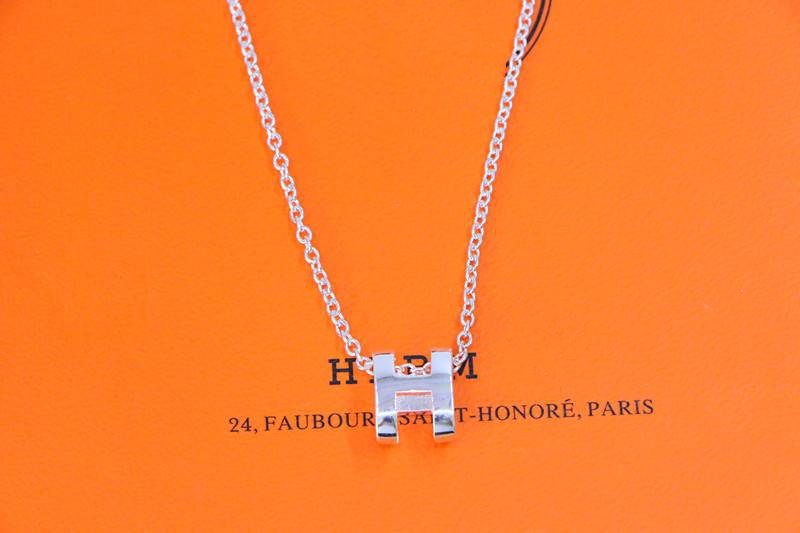 [AW]HM NECKLACE H LETTER OVAL SERIES