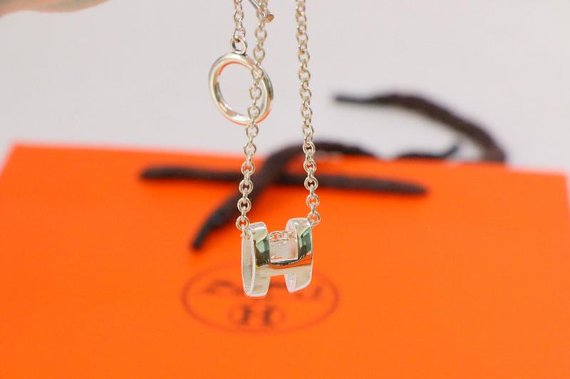 [AW]HM NECKLACE H LETTER OVAL SERIES
