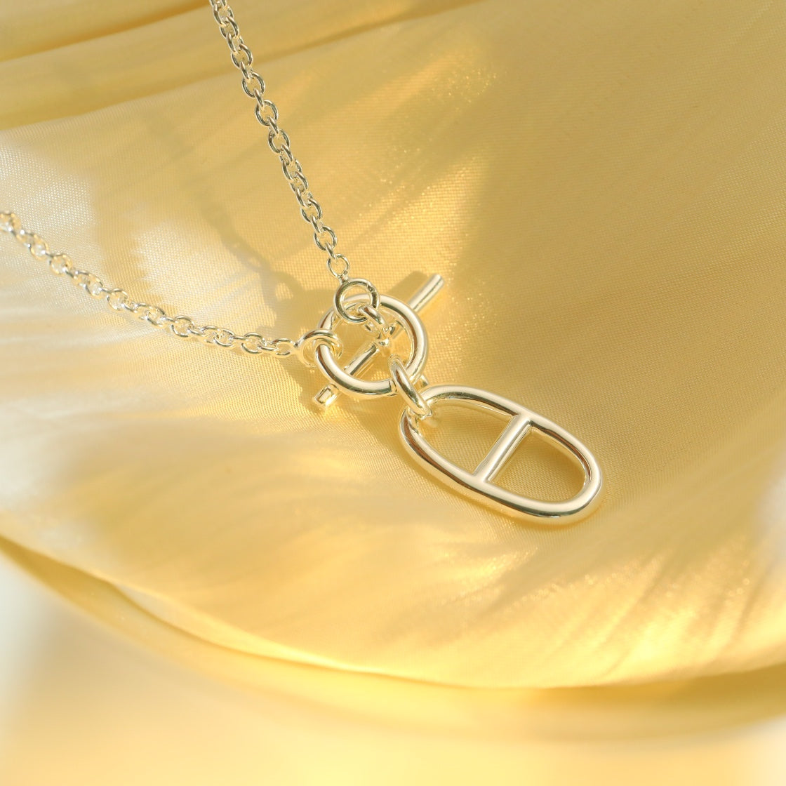[AW]HM CHAINE D'ANCRE PENDANT NECKLACE STERLING SILVER