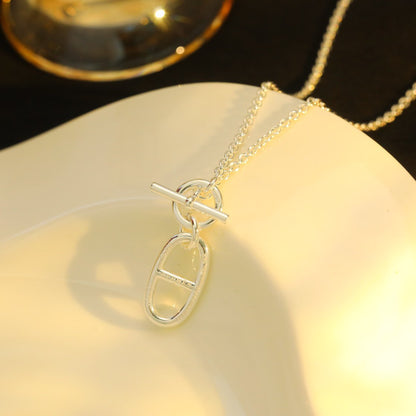 [AW]HM CHAINE D'ANCRE PENDANT NECKLACE STERLING SILVER