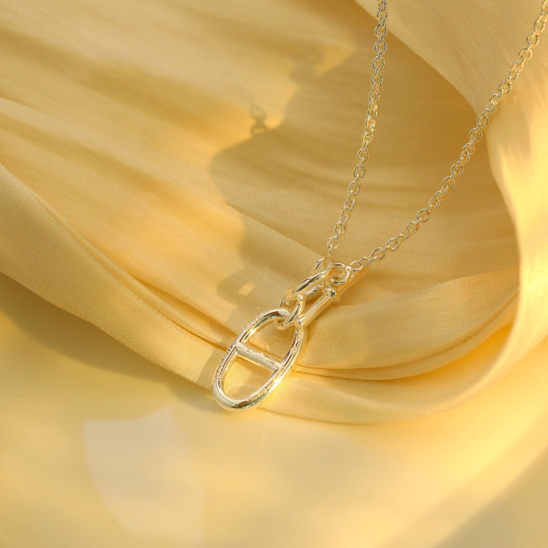 [AW]HM CHAINE D'ANCRE PENDANT NECKLACE STERLING SILVER