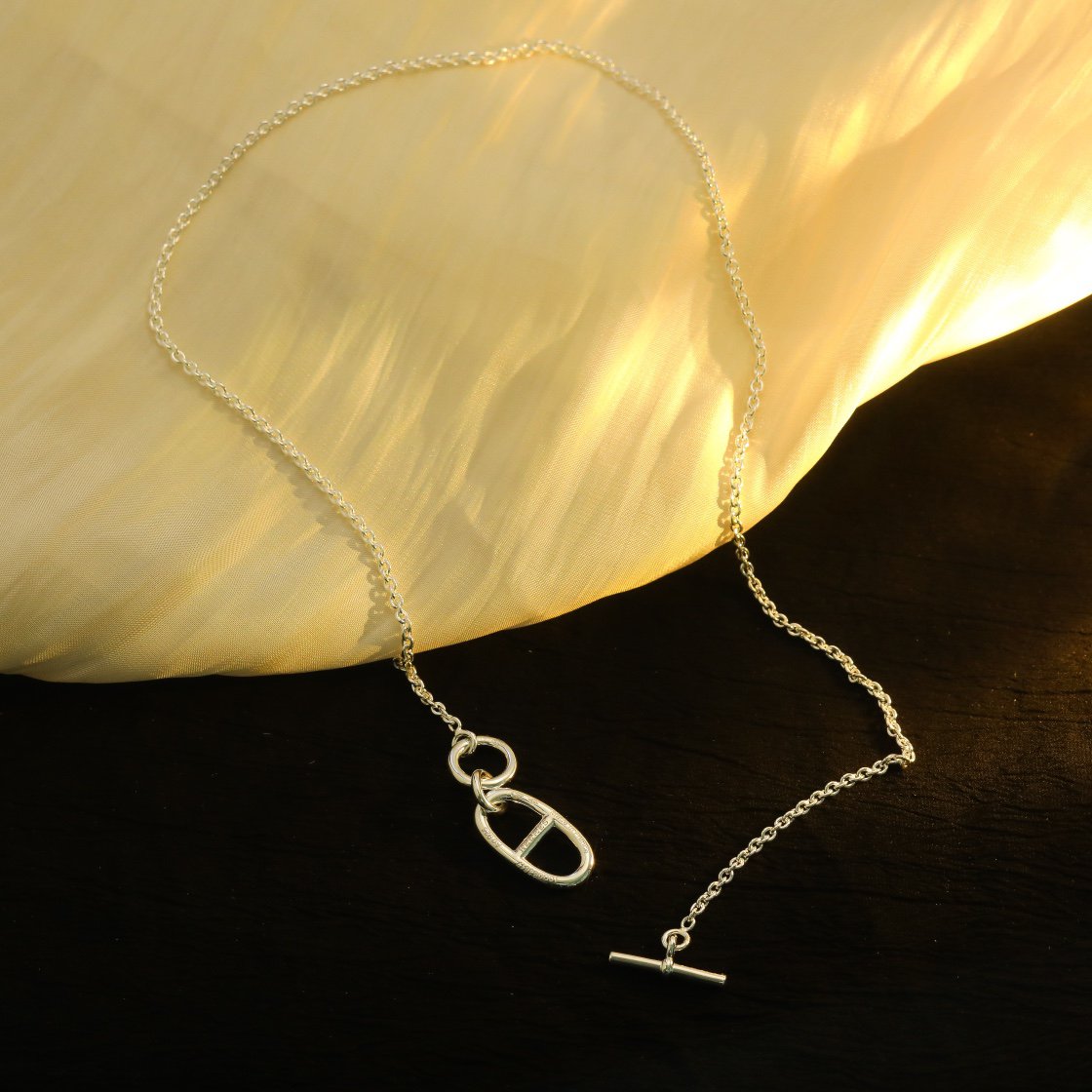 [AW]HM CHAINE D'ANCRE PENDANT NECKLACE STERLING SILVER