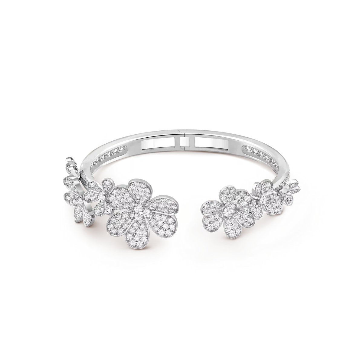 [AW]LUMINOUS BLOSSOM OPEN BANGLE