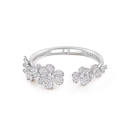 [AW]LUMINOUS BLOSSOM OPEN BANGLE