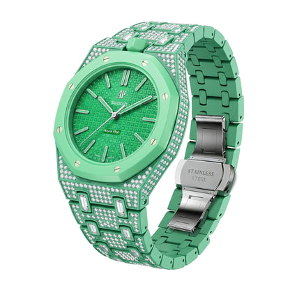 [AW]Royal Oak Pop Exclusive Bioceramic Case & Bioceramic Strap Full Diamond