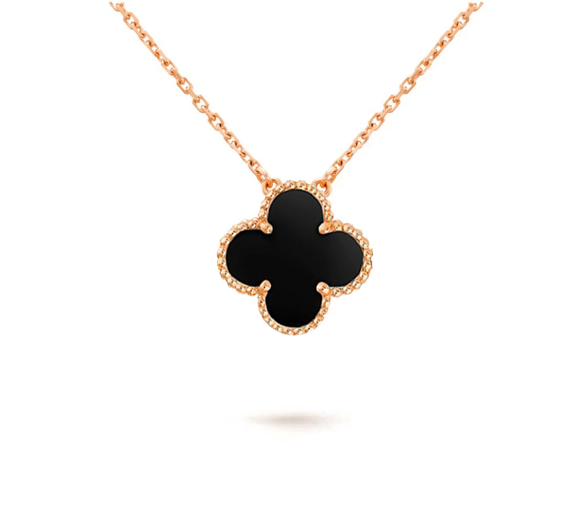 [AW]15MM CLOVER FLOWER PENDANT NECKLACE COLLECTION