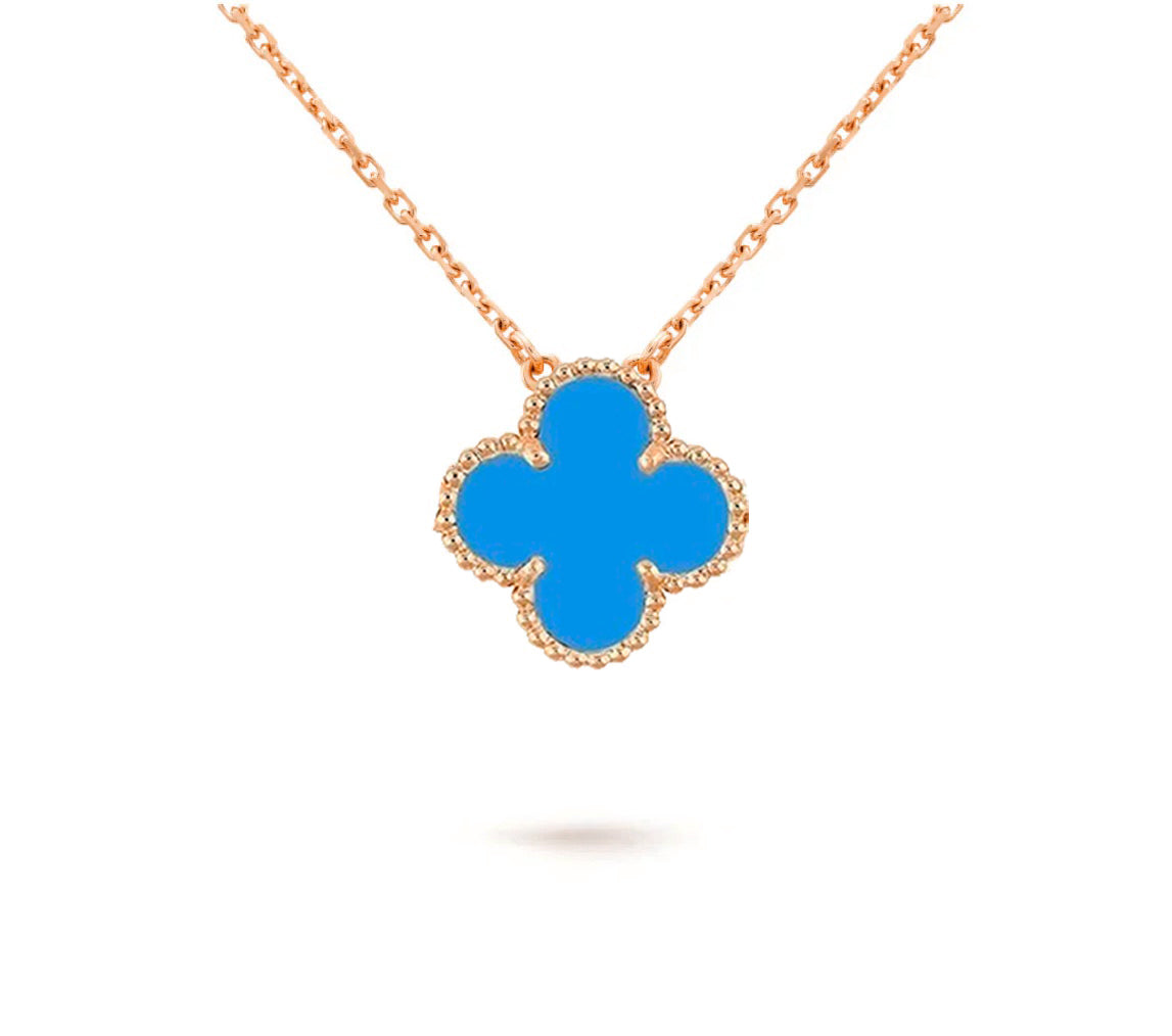 [AW]15MM CLOVER FLOWER PENDANT NECKLACE COLLECTION