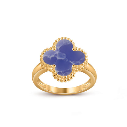[AW]LUCKY CLOVER VINTAGE GOLD RING COLLECTION