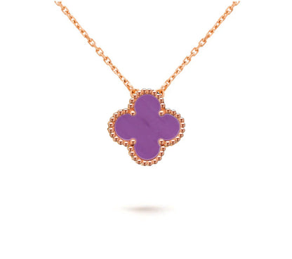 [AW]15MM CLOVER FLOWER PENDANT NECKLACE COLLECTION