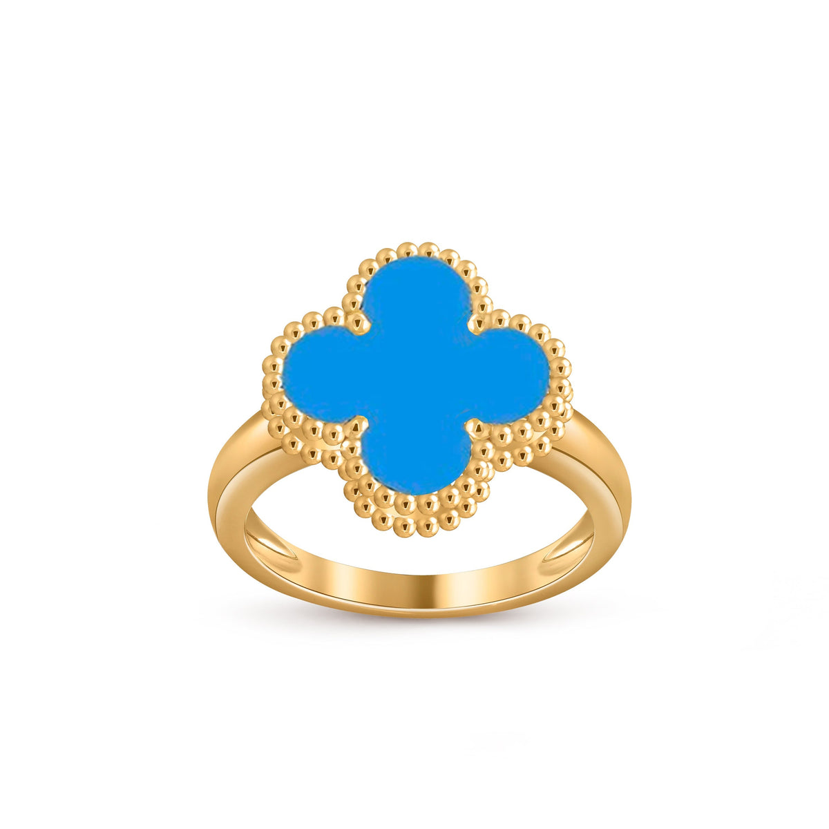 [AW]LUCKY CLOVER VINTAGE GOLD RING COLLECTION
