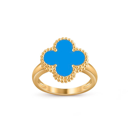 [AW]LUCKY CLOVER VINTAGE GOLD RING COLLECTION