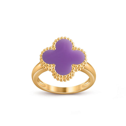 [AW]LUCKY CLOVER VINTAGE GOLD RING COLLECTION
