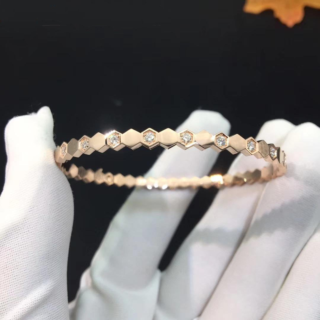 [AW]BEE LOVE SILVER DIAMOND BRACELET