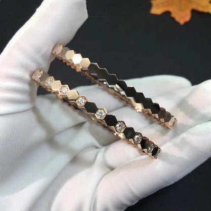 [AW]BEE LOVE ROSE GOLD DIAMOND BRACELET